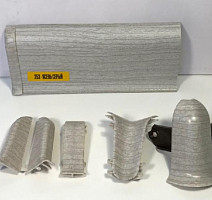 Плинтус Плинтус Ideal Comfort 55mm Ясень серый 253 фото 1 | FLOORDEALER